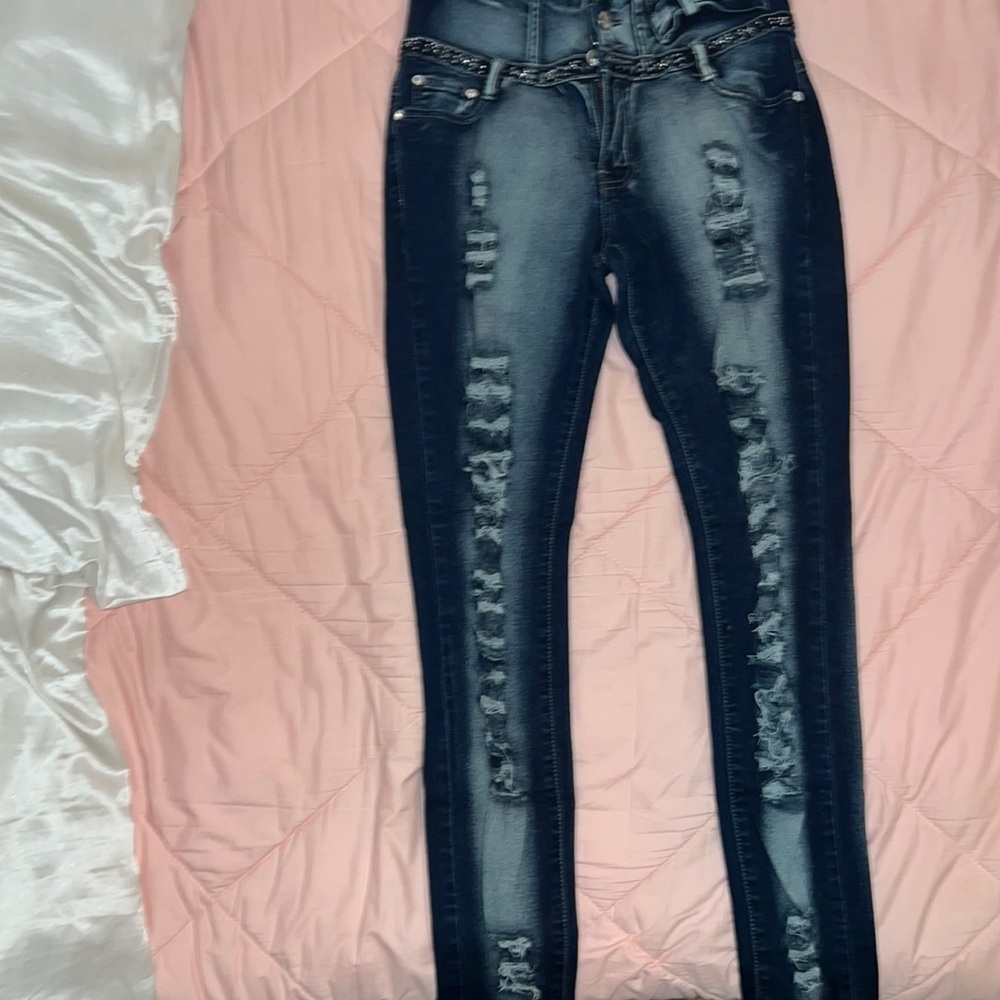 Size 9, Dark Wash Jeans